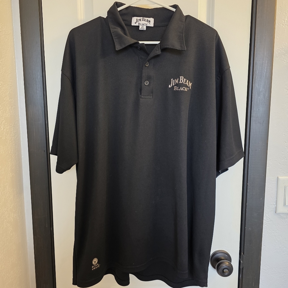Jim Beam Black - Black Polo Shirt - Sz 2x